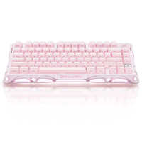 Clavier mécanique sans fil GravaStar Mercury K1 75% Tri-mode, avec joint, échangeable à chaud, 8000 mAh, RGB, pour le gaming