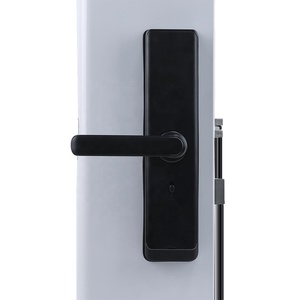 Intelligent Home Digital Electronic Glass Door Lock <strong>Wifi</strong> Tuya App Card Fingerprint Password Smart <strong>Doorlock</strong> With Fingerprint - Product Image 5