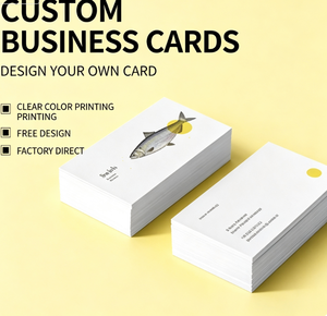 Carte de visite personnalisée avec logo et nom personnel, vente en gros directe d'usine, haute qualité, carte professionnelle - Product Image 1