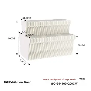 ชั้นวางกระดาษคราฟท์พับได้น้ำหนักเบาเป็นมิตรต่อสิ่งแวดล้อมสไตล์ทันสมัย - Product Image 6