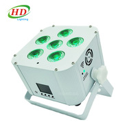 10 pièces 6x18w sans fil DMX alimenté par batterie Wifi LED Uplight Par Up lumière avec étui de Charge pour barre de fête de mariage