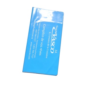 Soporte para billetes de avión plegable con impresión personalizada, billetera de plástico, soporte de política de vinilo - Product Image 2