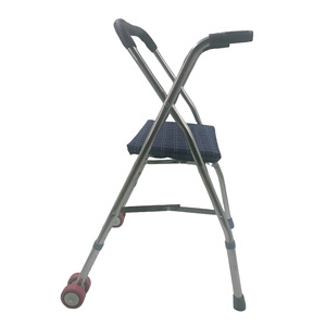 Hengshunhe <b>Walker</b> Rollator With Wheels Folding <b>Elderly</b> Walking Aid Home Use - Product Image 1