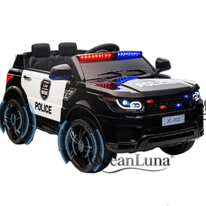 Auto Elettrica per Bambini a Forma di Pickup della Polizia, Giocattolo Autorizzato con Telecomando, 12V - Product Image 4