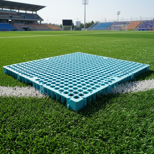 Tapis de drainage en géotextile alvéolé à emboîtement pour installation sous le gazon synthétique <span class=keywords><strong>sur</strong></span> les terrains de sport et les crèches - Product Image 1
