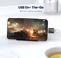 Adaptador USB 3.0 Tipo C de 120W 6A, OTG, Carga Rápida para Laptop y Teléfono, Salida DC, Convertidor USB Macho a Hembra