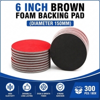 Disco de Lija Haina de Alta Calidad, 100 mm, 5 mm de Grosor, con Velcro, Óxido de Aluminio Medio, Esponja de Lijado Antiobstrucción, OEM para Pintura