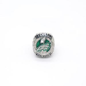 Bague de championnat des Philadelphia Eagles 2017 pour hommes, sertie de zircons, pour fans de football NFL, vente en gros avec boîte - Product Image 1