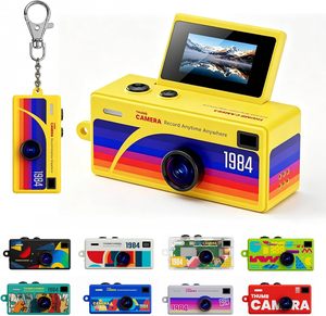 <span class=keywords><strong>Mini</strong></span> appareil photo numérique avec écran LCD rabattable de 0,97 pouces, 1080P 130 °   <span class=keywords><strong>Mini</strong></span> caméra numérique rétro grand angle à clipser sur clé USB - Product Image 1