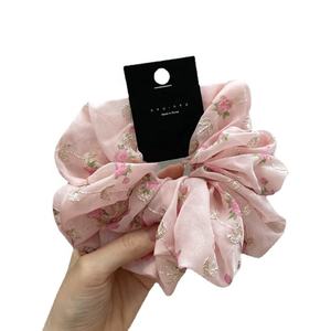 Chouchous à <span class=keywords><strong>cheveux</strong></span> en tissu plus grand, accessoires de <span class=keywords><strong>cheveux</strong></span> pour dames et filles, élastique pour <span class=keywords><strong>cheveux</strong></span>, nouvelle collection - Product Image 1