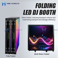 Pantalla LED Plegable Portátil para DJ, Personalizable, para Interiores y Exteriores, Ideal para Festivales de Música y Bares