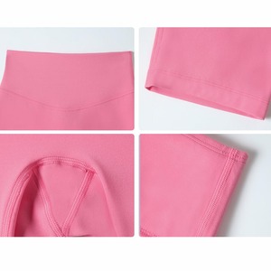 Pantalones Cortos de Yoga YIYI de Excelente Calidad, Delgados, Sin Costura Delantera, Cintura Alta, Elásticos, con Bolsillo - Product Image 3