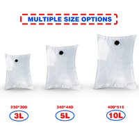 Pochettes stériles de haute qualité 3L 5L Capacités pour boissons Produits liquides Jus de fruits Boîtes emballées Bec Sac de liquide d'étanchéité