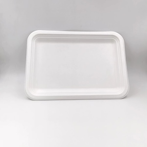 Grands plateaux alimentaires jetables rectangulaires biodégradables jetables <span class=keywords><strong>de</strong></span> 14 pouces Assiettes à <span class=keywords><strong>plateau</strong></span> robustes Dessert à l'écrevisse et au <span class=keywords><strong>homard</strong></span> - Product Image 4