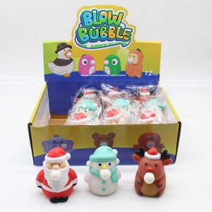 Hot Sale Christmas Halloween Squeeze Santa Claus Deer Snowman <b>Bubbles</b> Out Silicone Stress Ball Anxiety Relief Game for <b>Kids</b> - Product Image 6