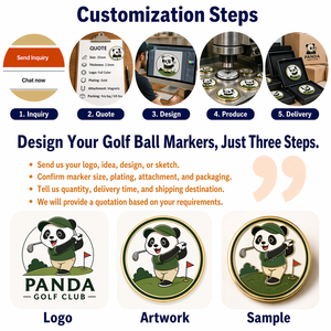 Factory Customized Soft Enamel Favorite Cartoon <strong>Dog</strong> Pet Golf Ball Marker Coins Hot <strong>Dog</strong> <strong>Food</strong> Ballmarker for Kids - Product Image 5