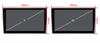 Reproductor de DVD para coche 9 pulgadas Android inteligente multimedia coche radio GPS posicionamiento navegación 2 DIN audio estéreo reemplazable UI