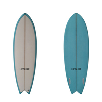 Planche de surf personnalisée PU queue de poisson planche de surf en fibre de verre