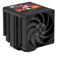 Refroidisseur de processeur FEZCOOL AV660 à 6 caloducs et double tour, silencieux, compatible toutes plateformes, refroidisseur d'air avec écran LCD