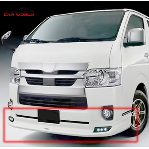 Kit carrosserie avant LED pour Hiace 200 Series 2014-2018 en plastique ABS noir, état neuf - Product Image 5