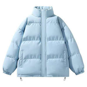 Veste matelassée unisexe YZ pour l'hiver, vêtements respirants pour hommes et femmes, manteaux en duvet, col en coton - Product Image 3