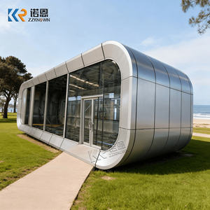 Modulo Hotel Capsula Spaziale con Illuminazione LED per Alloggi in Parchi a Tema - Product Image 3