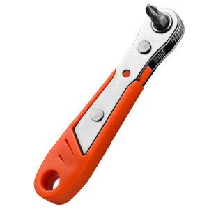 Guest Quality Mini Ratchet <b>Screwdriver</b> 36-Tooth Phillips <b>Bit</b> Socket Head Anti-Slip Handle For Small Space Repair - Product Image 1