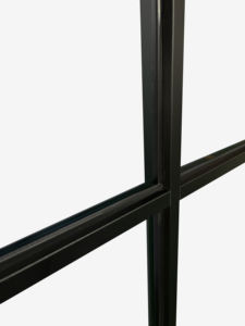 <span class=keywords><strong>Fenêtre</strong></span> moderne française en alliage d'aluminium, à battant, avec moustiquaire pliante, à rupture de pont thermique, triple vitrage en verre trempé - Product Image 5