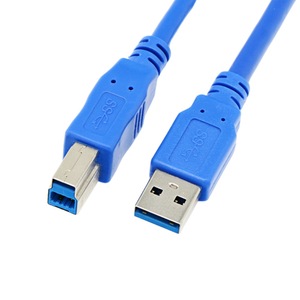 Usb 3.0 To <b>Square</b> Port Data Cable Blue 5g High <b>Speed</b> Printer Connection Cable For Computer And Hard Drive Enclosure - Product Image 4