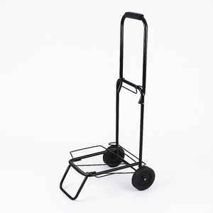 Carrito de compras plegable <span class=keywords><strong>con</strong></span> <span class=keywords><strong>ruedas</strong></span> | Portaequipajes ligero para uso en supermercados, almacenes y comestibles - Product Image 2