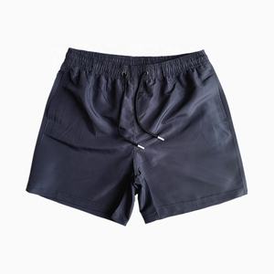 Pantaloncini da spiaggia in tinta unita da uomo di qualità all'ingrosso pantaloncini da bagno impermeabili ad asciugatura rapida pantaloncini da nuoto sport da surf sopra il ginocchio - Product Image 3