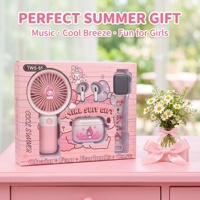 Set Headset Nirkabel Kipas Ventilator Kartu Grosir Pabrik - Hadiah Isi Ulang untuk Dibawa