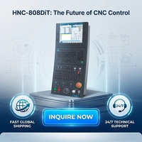 Controlador de Torno CNC Huazhong HNC-808DiT Tipo Bus, Pantalla LCD HD de 10.4 Pulgadas, Sistema CNC de 2-4 Ejes, Compatible con EtherCAT NCUC, Memoria de 128 MB, 2 Años de Garantía