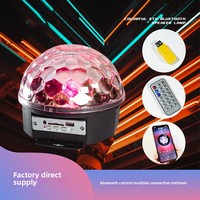 Für KTV Riesen-Discokugel Bühnenlicht Hochleistungs-LED Mehrfarbige Rotierende Projektionslampe mit Tastensteuerung Universal