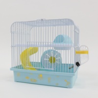 Cage à oiseaux verticale haute avec plusieurs portes d'accès et mangeoire pour calops et petits perroquets