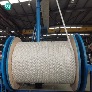 <span class=keywords><strong>Corde</strong></span> marine en polypropylène multifilament blanc souple à haute résistance à la rupture, 12 brins torsadés, fabricant de cordes - Product Image 1