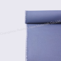 Nouvelle arrivée Tissu en fibre de verre enduit de silicone gris anti-incendie
