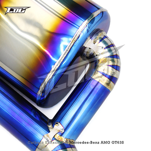 Tuyaux d'échappement Boska Factory Valve pour Mercedes-Benz AMG GT63/GT63S 4.0T 2019-2023, silencieux catback haute performance en titane - Product Image 3