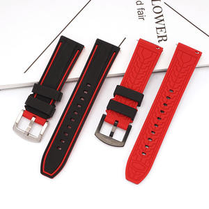 Correas de <span class=keywords><strong>Reloj</strong></span> <span class=keywords><strong>Inteligente</strong></span> Deportivas de Silicona Ajustables de 20/22/24/26 mm con Liberación Rápida - Product Image 3