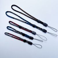Dragonne de poignet anti-perte réglable personnalisée avec logo jacquard pour accessoires numériques