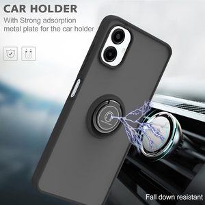Fundas de teléfono móvil con soporte de anillo <span class=keywords><strong>para</strong></span> <span class=keywords><strong>Samsung</strong></span> <span class=keywords><strong>Galaxy</strong></span> A06 A16 A36 A56, soporte giratorio, funda trasera de teléfono mate dura de goma suave - Product Image 5