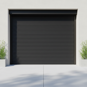 Porte de <span class=keywords><strong>garage</strong></span> enroulable électrique en alliage d'aluminium, coupe-feu, certifiée CE, fonctionnement automatique/manuel pour <span class=keywords><strong>garage</strong></span> - Product Image 1