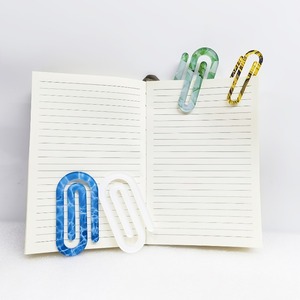 Premium reutilizable moderno PMMA acrílico sublimación espacios en blancos-Jumbo papel Clips marcapáginas Oficina Hogar Escuela DIY suministros promocionales - Product Image 3
