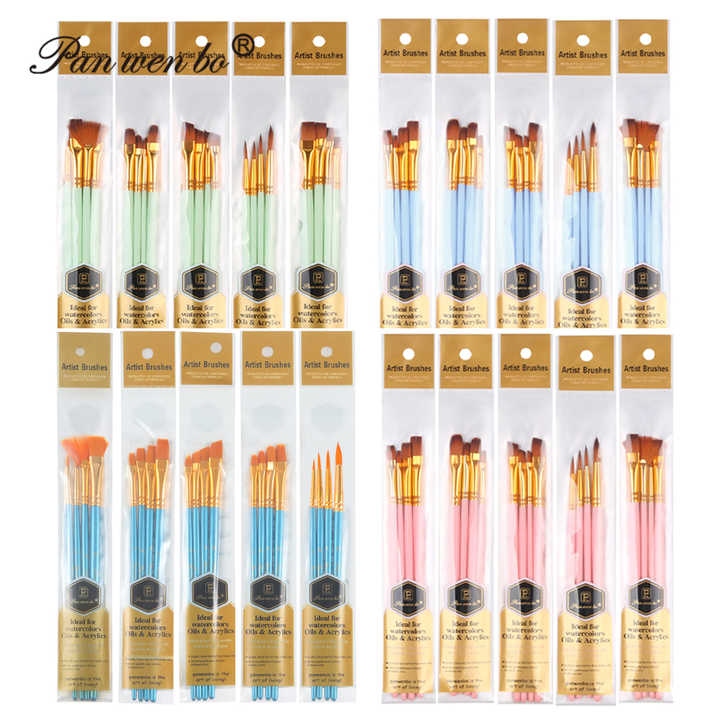 Picture of Eco Friendly Professional Artist Paint Brush Set of 4 Painting Brushes ...