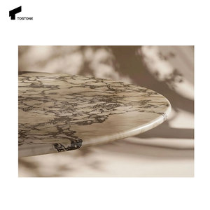 Tostone thanh lịch đánh bóng calacatta Viola đá Vòng đá cẩm thạch bảng cho biệt thự căn hộ nhà phòng khách văn phòng trang trí - Product Image 6