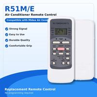 Control Remoto Compatible con Aire Acondicionado Midea R51M/E, Comunicación R51 R51C R51D R51F R51R R51DB (1 Unidad Vendida)