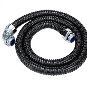 Conduit métallique flexible étanche aux liquides (LFMC) en métal galvanisé recouvert de PVC, 25 mm, industriel - Product Image 1