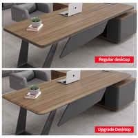 Mobilier de bureau pour chef de bureau Table de bureau exécutive pour chef d'entreprise Table de bureau de luxe pour chef d'entreprise