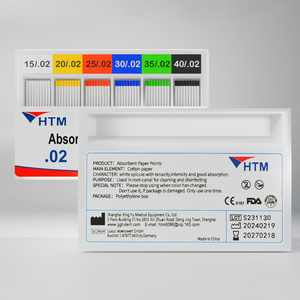 Fabricante de equipos dentales HTM, productos de material de odontología instrumental dental personalizados, puntos de papel absorbente para conducto radicular - Product Image 4