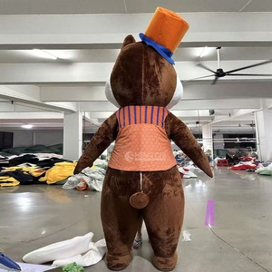 มาสคอต<span class=keywords><strong>กระรอก</strong></span>เป่าลมขนาดใหญ่เต็มตัวสำหรับผู้ใหญ่ เดินได้ ไม่ใช้แบตเตอรี่ ชุดตัวละครสำหรับงานแสดงบนเวที เหมาะสำหรับงานวันหยุดและขบวนพาเหรด - Product Image 6